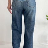 Wide Leg 2 Tone Denim