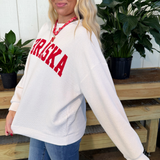 Nebraska Cloudy Knit Long Sleeve Top