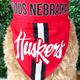 NCAA Nebraska Cornhusker Reversible Pet Bandana