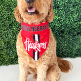NCAA Nebraska Cornhusker Reversible Pet Bandana