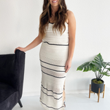 Crochet Trimmed Maxi Skirt
