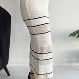 Crochet Trimmed Maxi Skirt