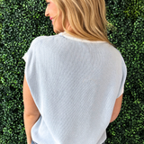 Mineral Washed Sleeveless Sweater