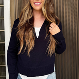 Layered V-neck Sweater