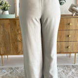 Elastic Waist Wide Leg Pants