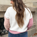 Colorblock Soft Yarn Sweater