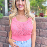 Lace Sleeveless Top