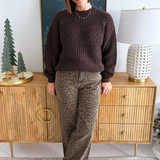Chunky Cable Knit Sweater