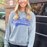 Nebraska Puff Mineral Graphic Sweatshirt