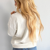 Fleece French Terry Half Zip Sweatshirt