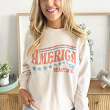 America the Beautiful Graphic Sweatshirt