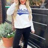Nebraska Puff Brushed Sweatshirt
