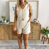 Woven Sleeveless Vest