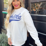 Nebraska Puff Brushed Sweatshirt