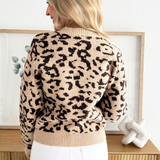 Gisela Animal Print Pullover Sweater