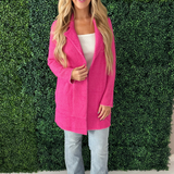 Long Sleeve Open Front Sweater Coat