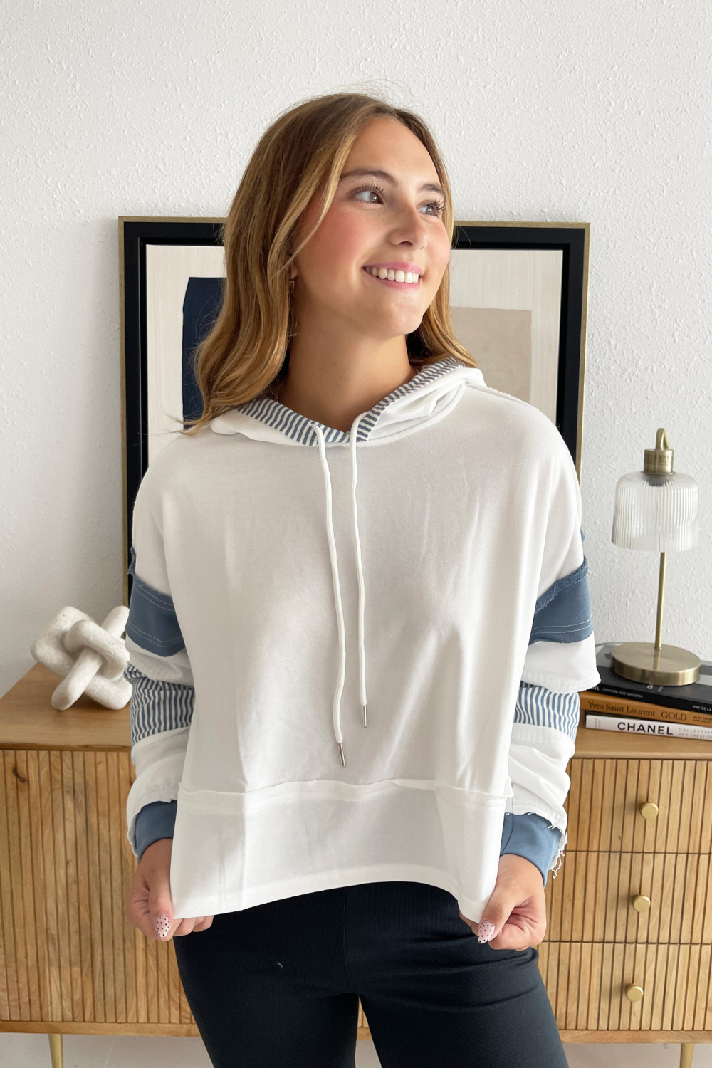 Hoodie patchwork sale