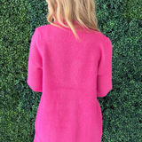 Long Sleeve Open Front Sweater Coat