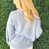 Bow Sweater With Stitching