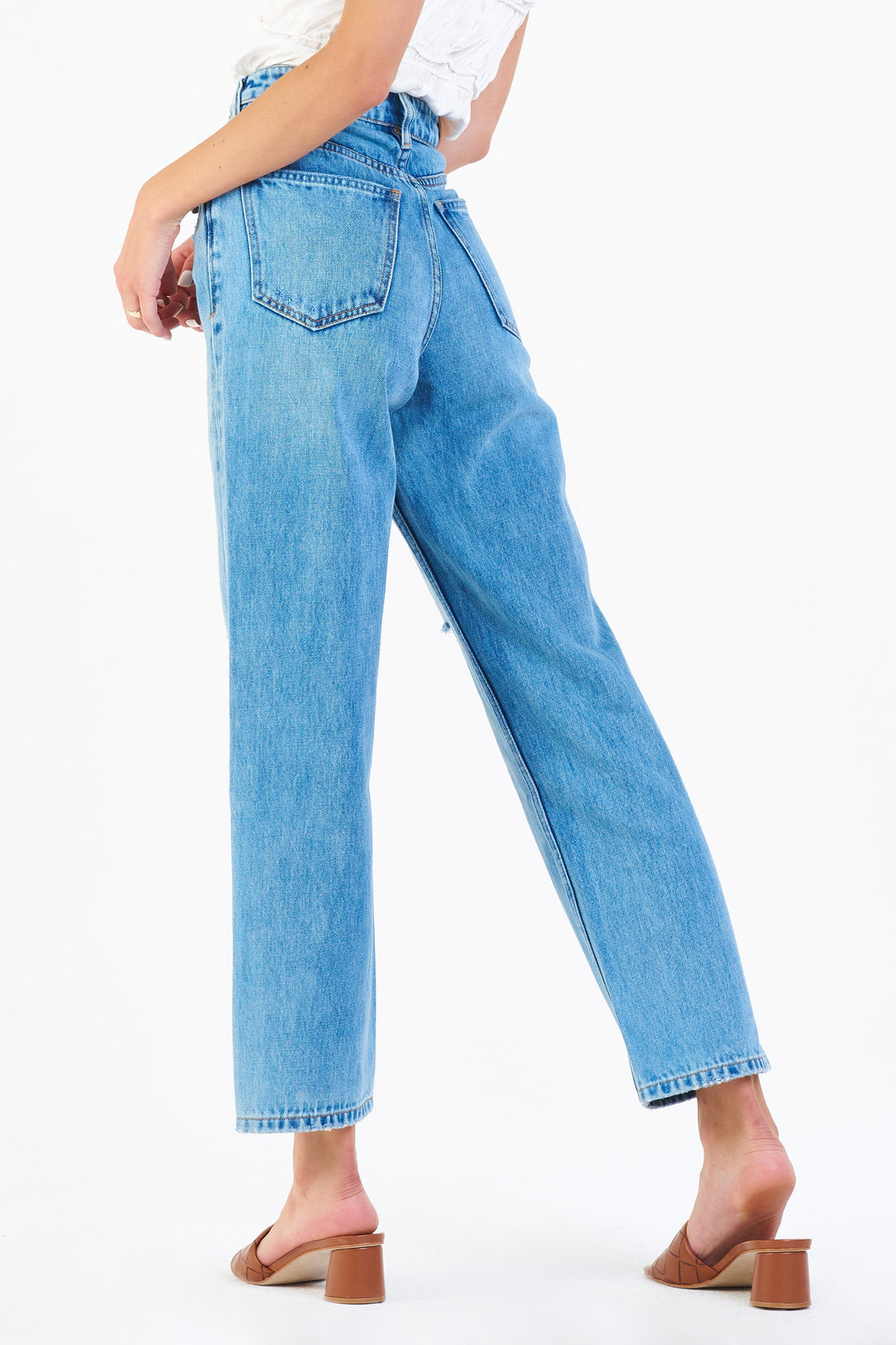 90's High Rise Straight Leg