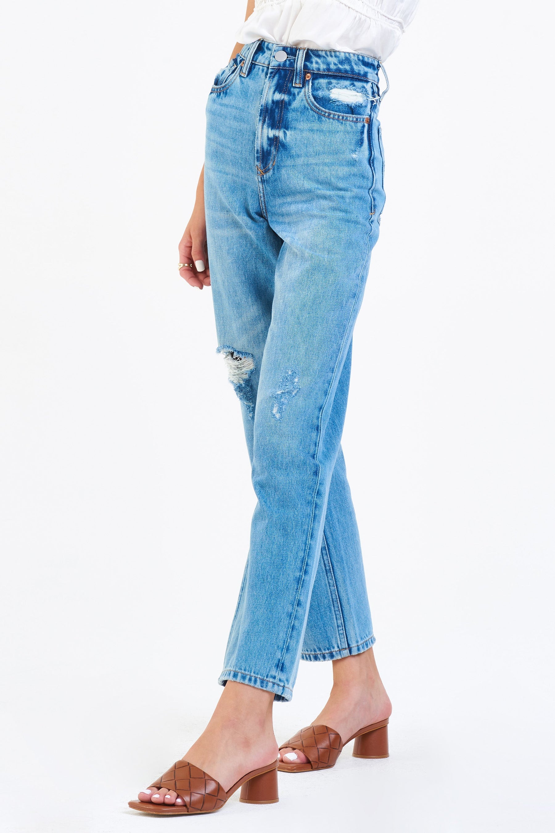 90's High Rise Straight Leg
