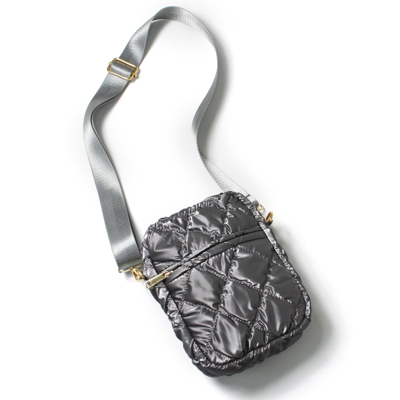 Glossy Puffy Mini Crossbody Bag