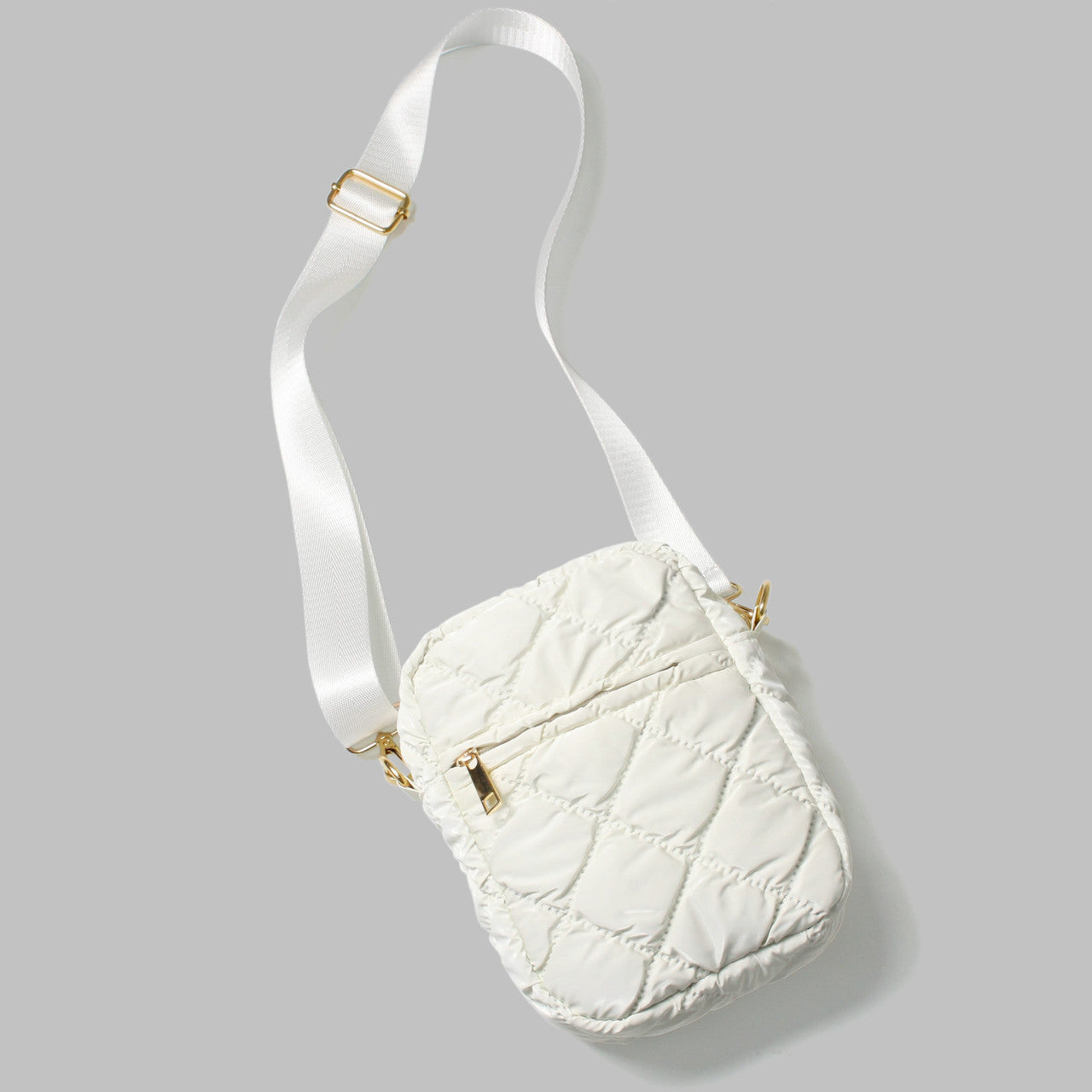 Glossy Puffy Mini Crossbody Bag