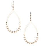 Wood Teardrop Earrings