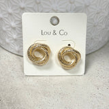 Interlocked Circle Earrings