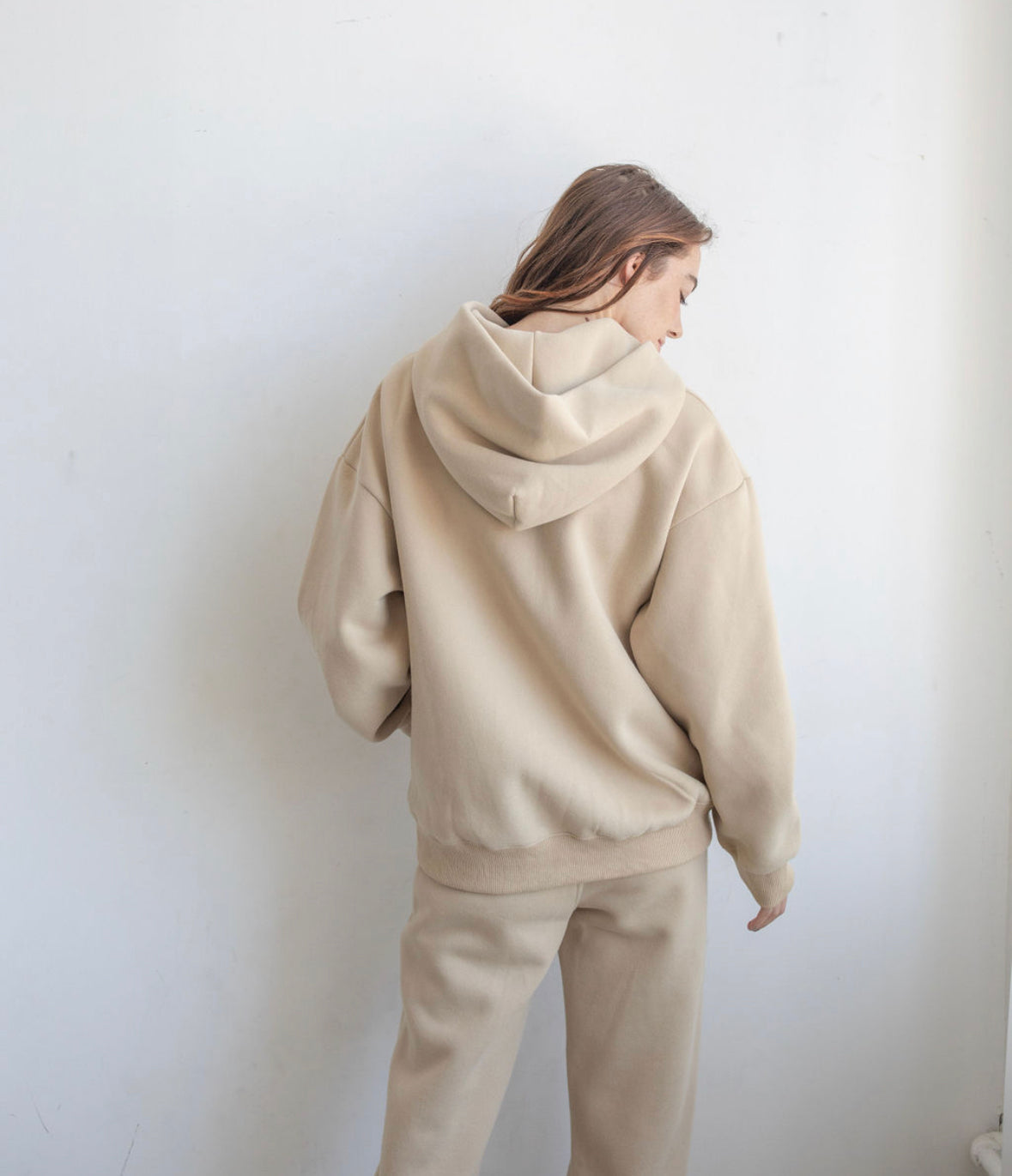 Snap Detail Kangaroo Pocket Hoodie