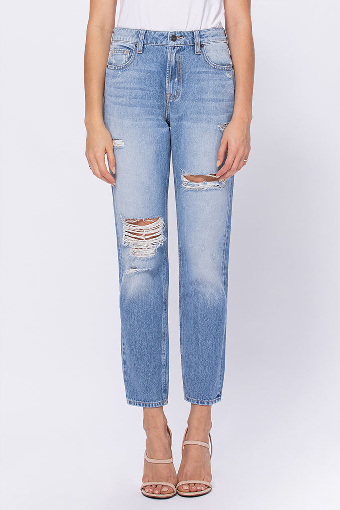 Zoey Basic Mom Jeans
