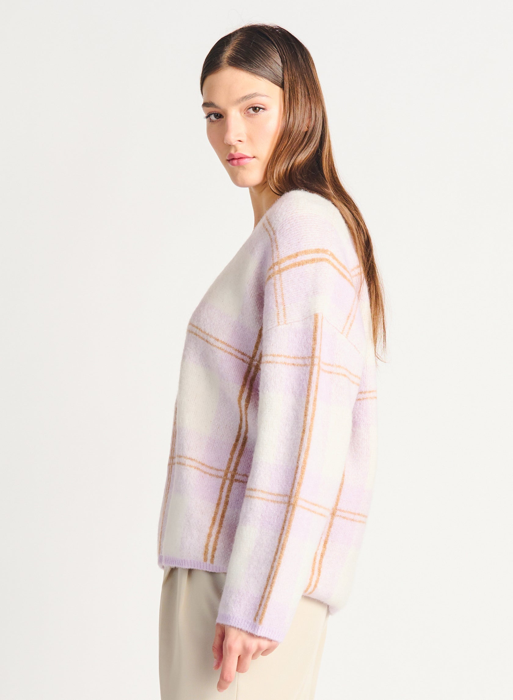 Colorful Plaid Sweater