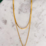 Two Layered Pendant Necklace