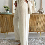 Woven Wide Leg Trouser