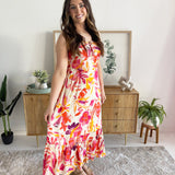 Printed Tiered Maxi Dress