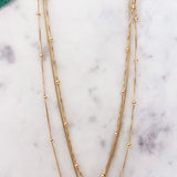 Two Layer Dainty Necklace