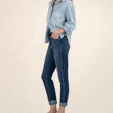 Catherine High Rise Fab Ab Double Roll Up