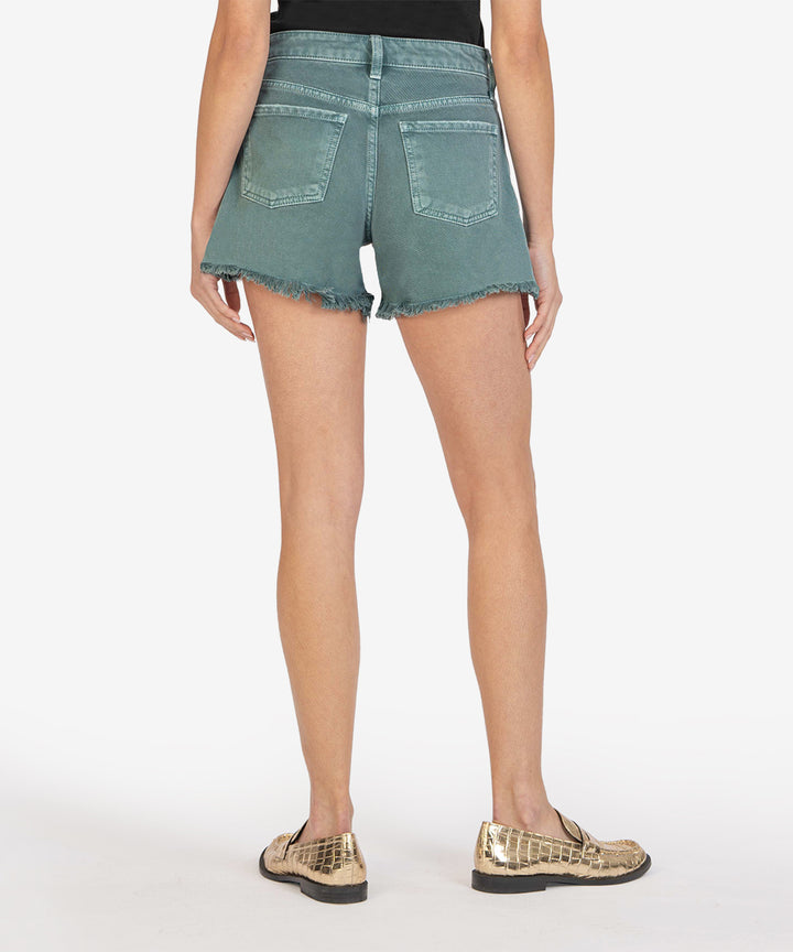 Jane High Rise Long Short Fray Hem