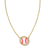 Baseball Short Pendant Necklace