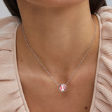 Baseball Short Pendant Necklace