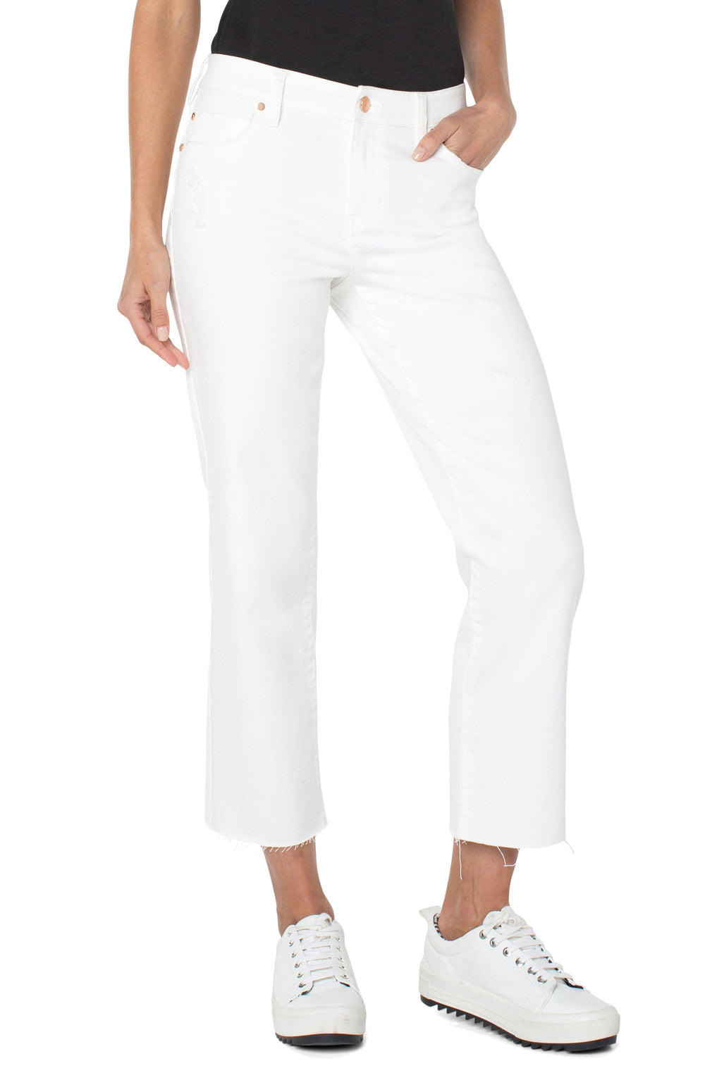 Crop Straight Cut Hem 27"