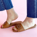 Dunbar Logo Medallion Sandal