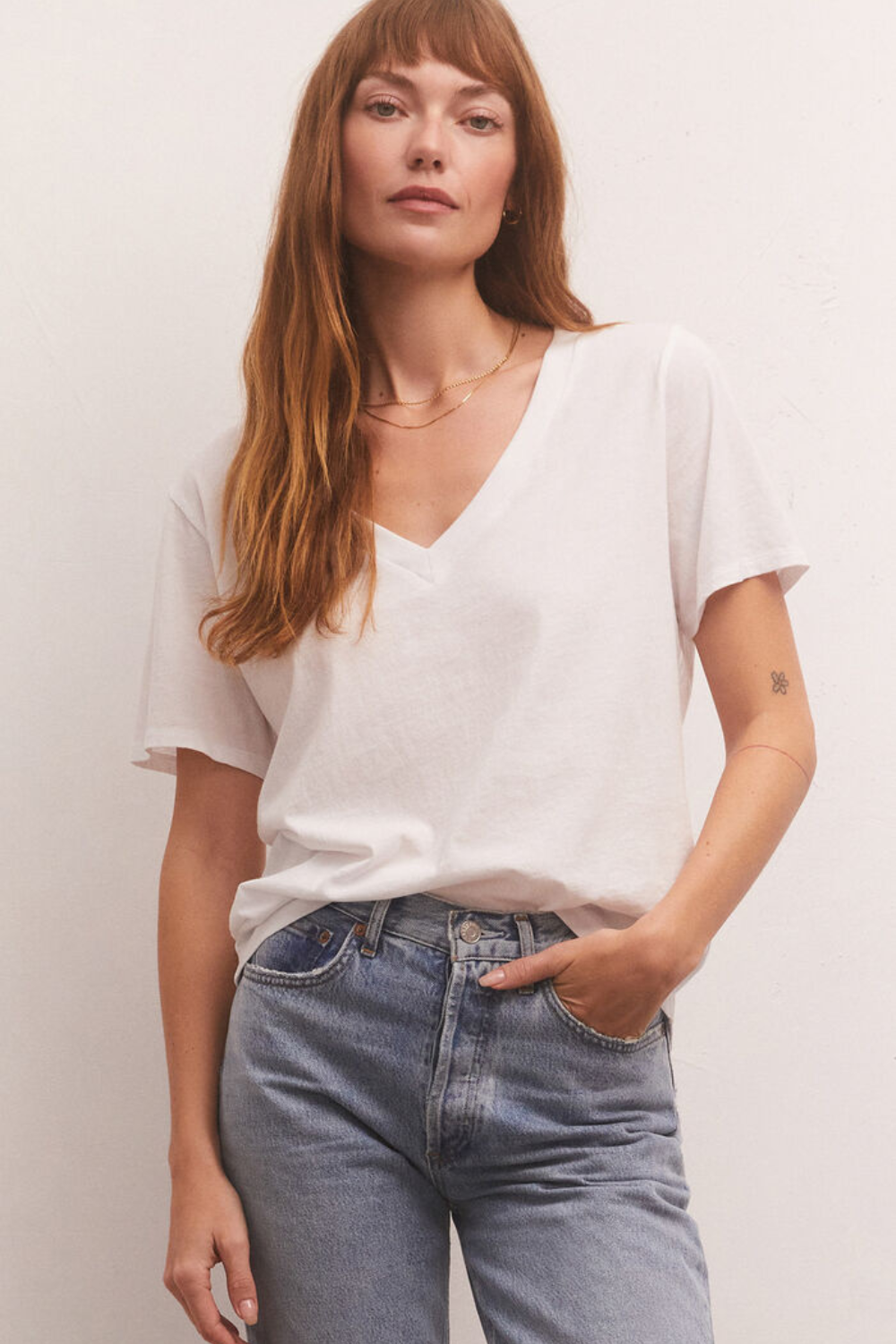 Girlfriend V-Neck Tee
