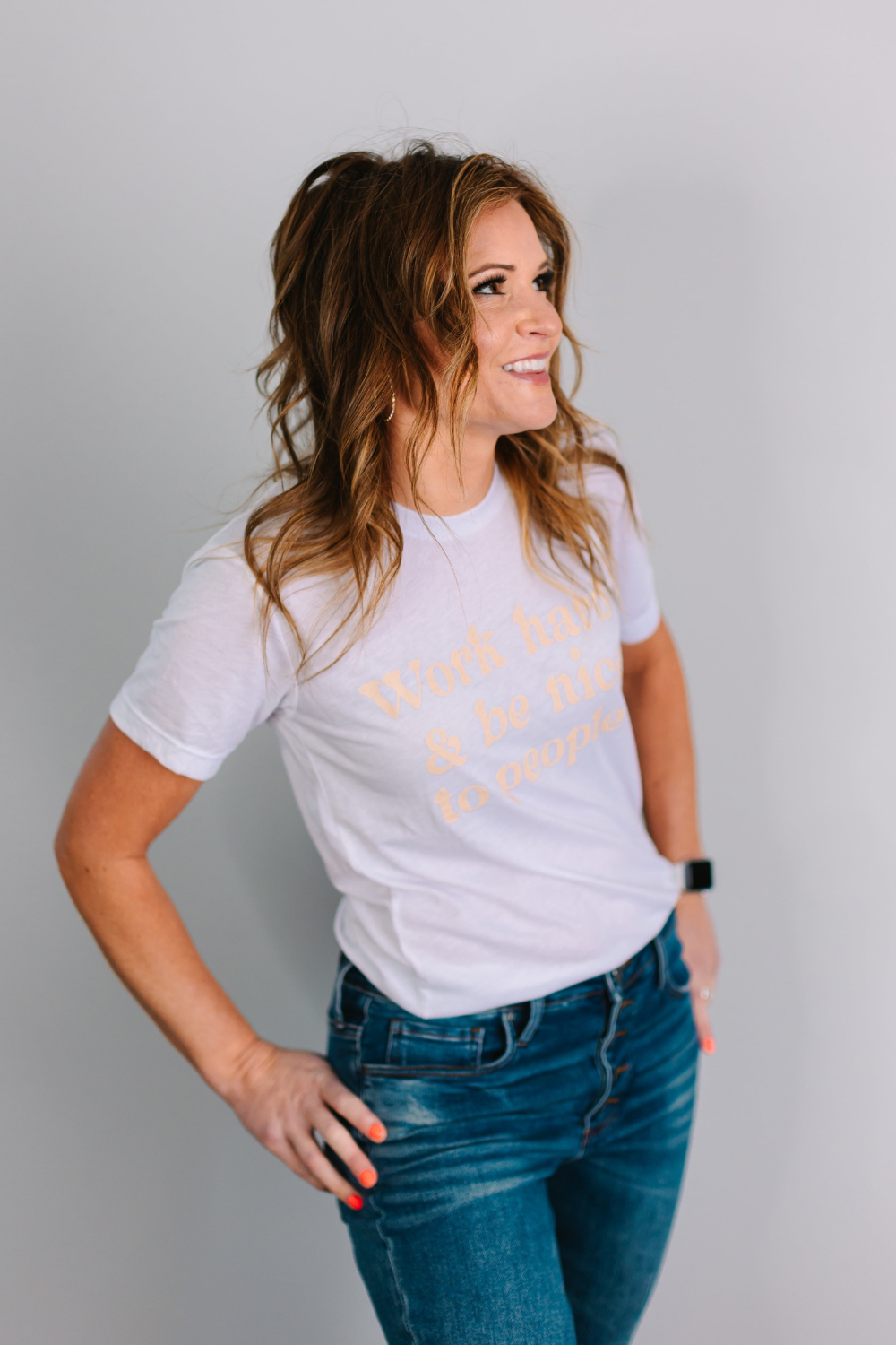 Work Hard And Be Nice Tee