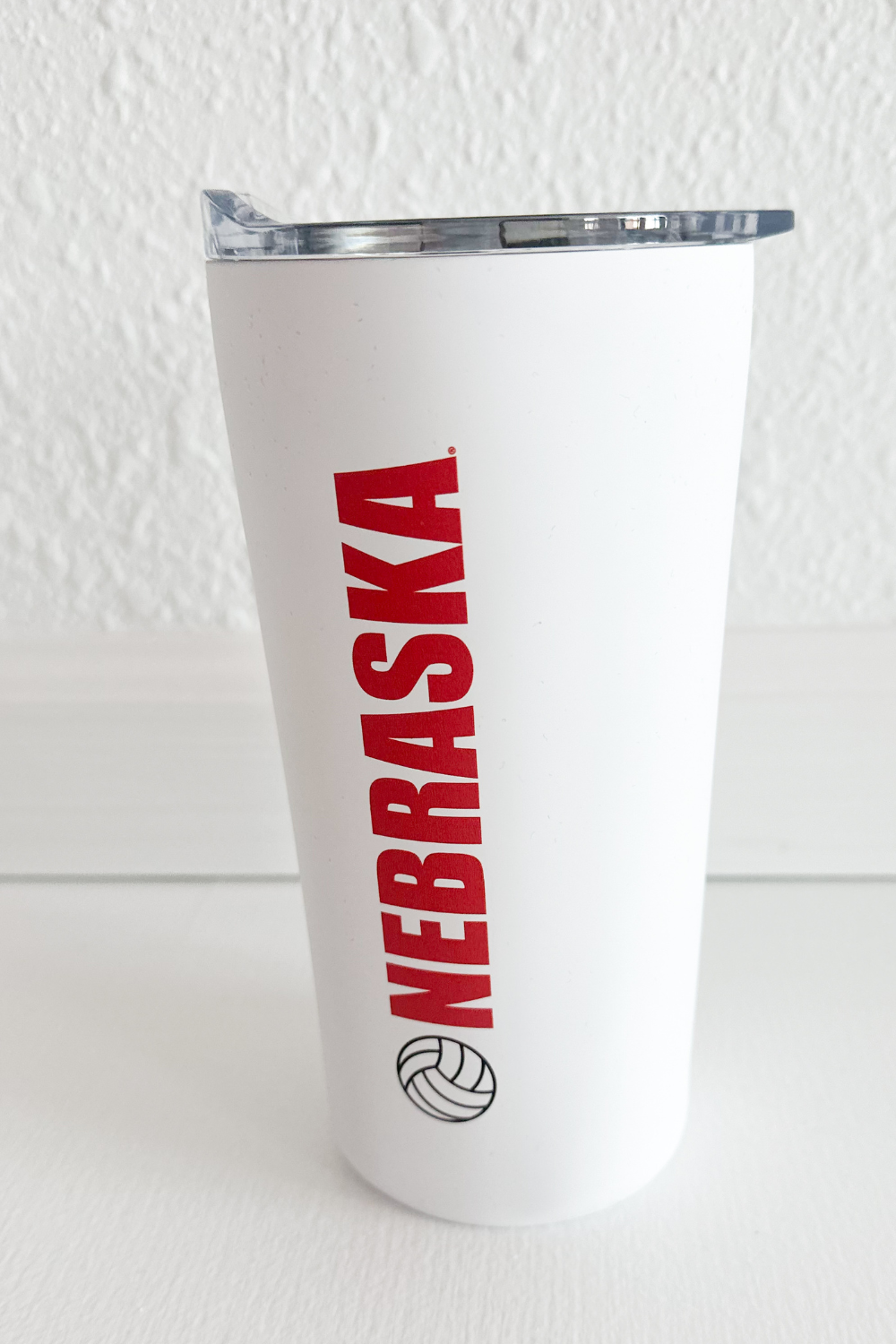 Nebraska Volleyball 18oz Tumbler