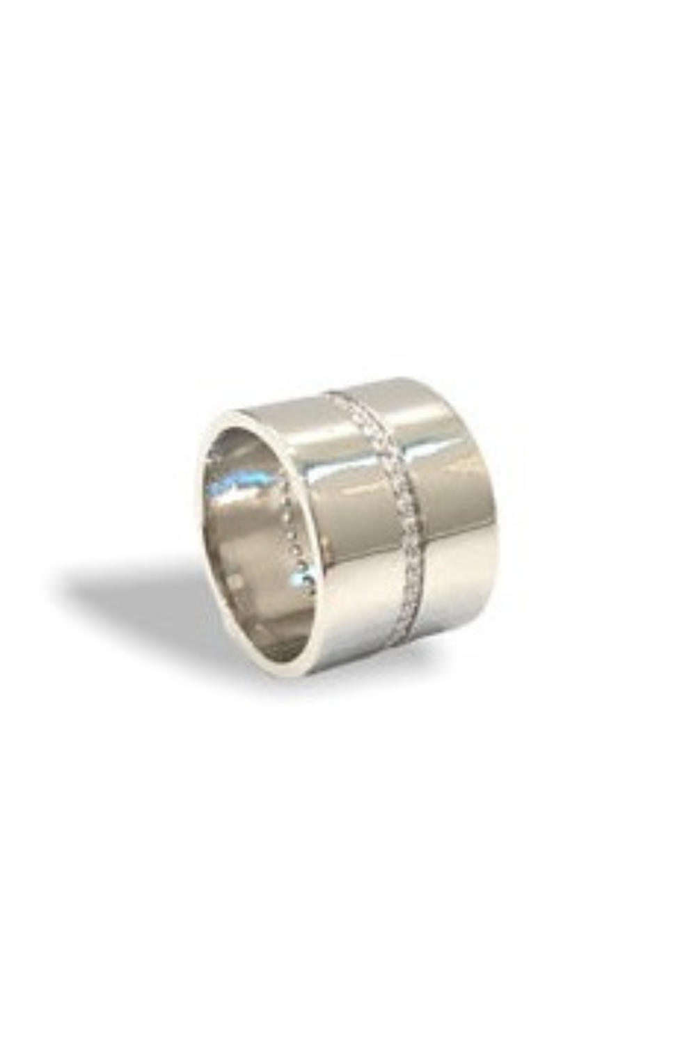 Gia Cigar Band Ring