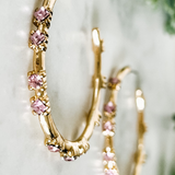 Crystal Hoop Earrings