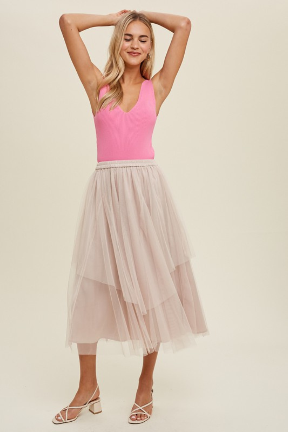 Ribbed Knit Sleeveless Bodysuit