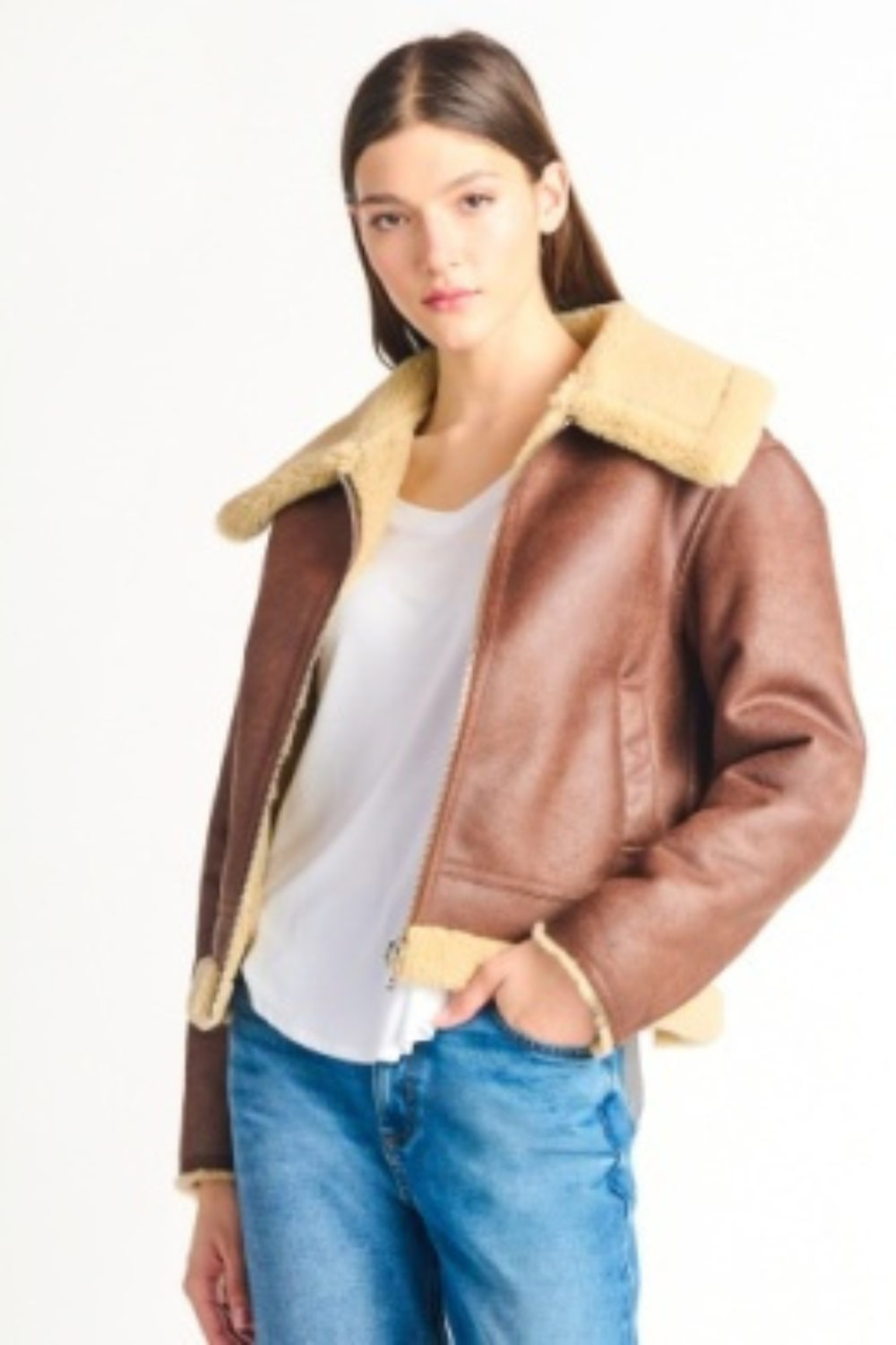Faux Shearling Jacket