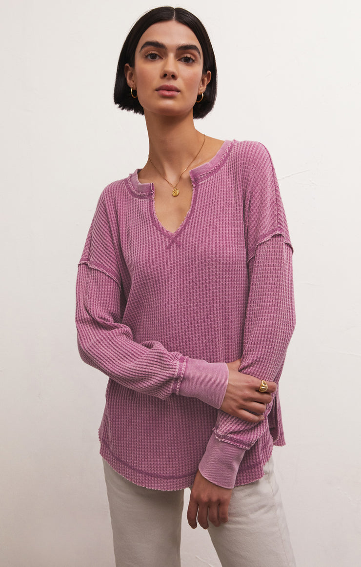 Driftwood Thermal Long Sleeve Top